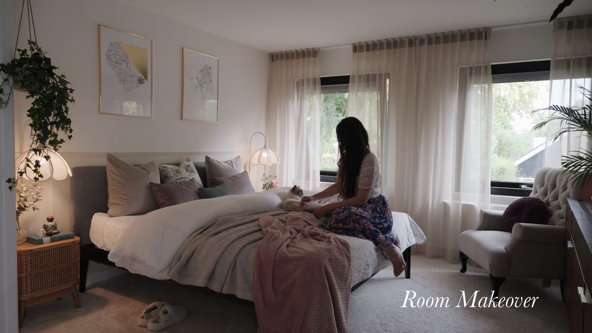 Faceless vlog bedroom makeover Faceless vlog bedroom makeover